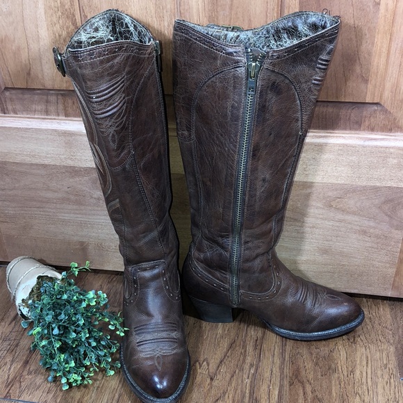 Ariat Tall Western Leather Boots 6.5 - Picture 5 of 16